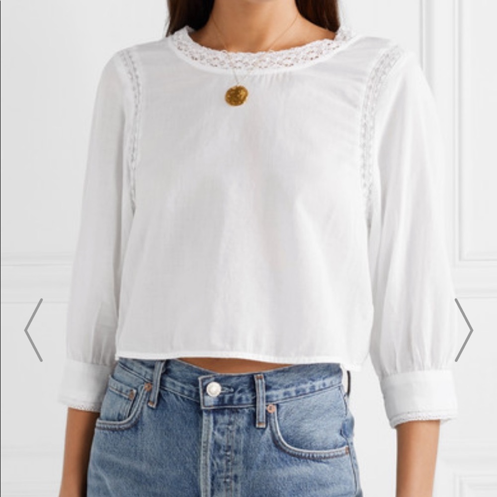 Reformation lottie blouse top xs - Picture 3 of 7